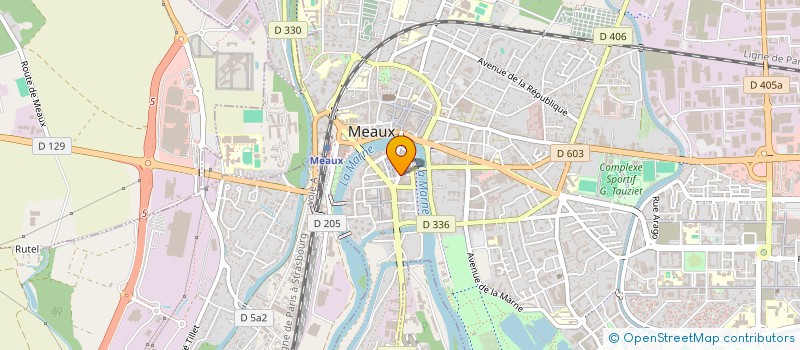 localisation de l'entreprise GARANCE à MEAUX