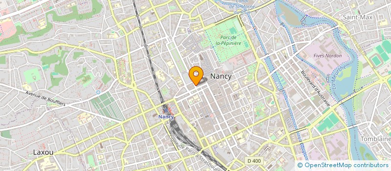 localisation de l'entreprise GARANCE  NANCY
