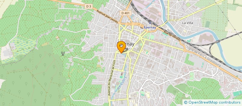 localisation de l'entreprise GARANCE à EPERNAY