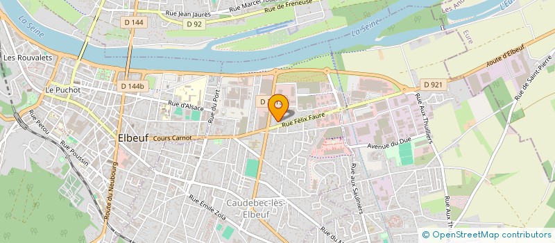 localisation de l'entreprise GARANCE à CAUDEBEC-LES-ELBEUF