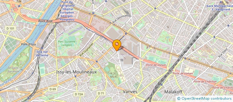 localisation de l'entreprise GARANCE à ISSY-LES-MOULINEAUX