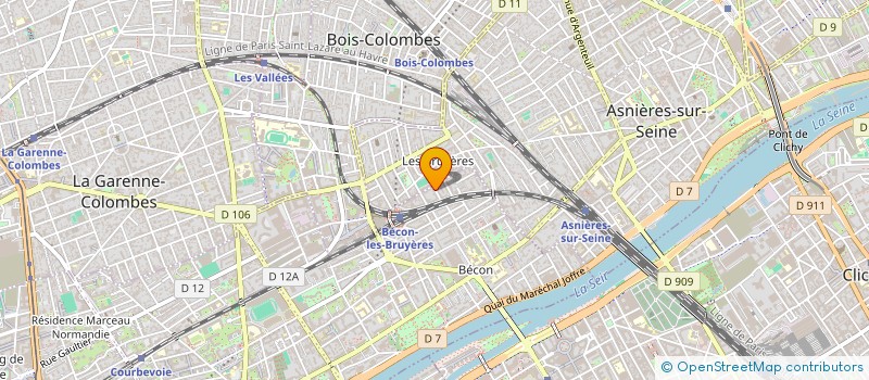 localisation de l'entreprise GARANCE à COURBEVOIE