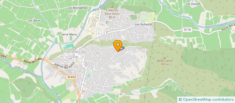 localisation de l'entreprise GARANCE  PIERREFEU-DU-VAR