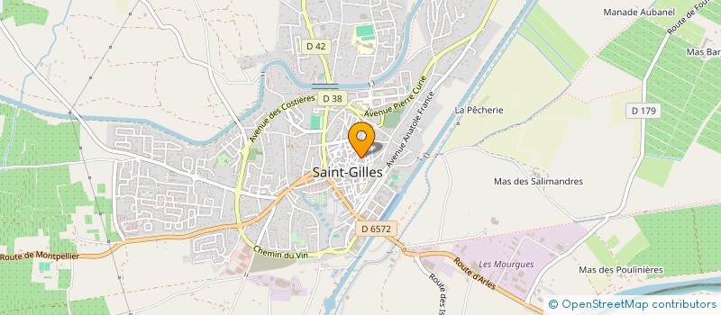 localisation de l'entreprise GARANCE à SAINT-GILLES