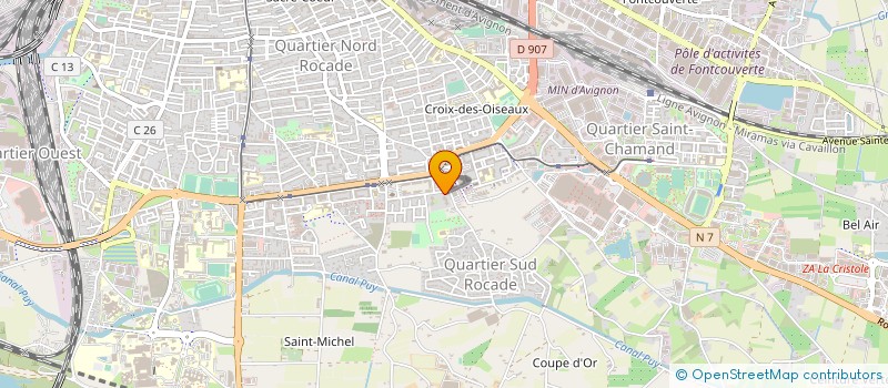 localisation de l'entreprise GARANCE à AVIGNON