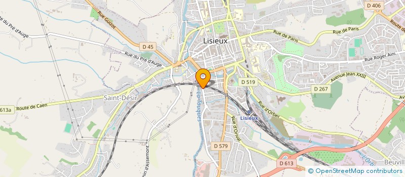 localisation de l'entreprise GARANCE à LISIEUX