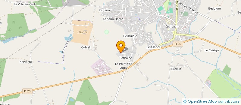 localisation de l'entreprise GARANCE  SURZUR