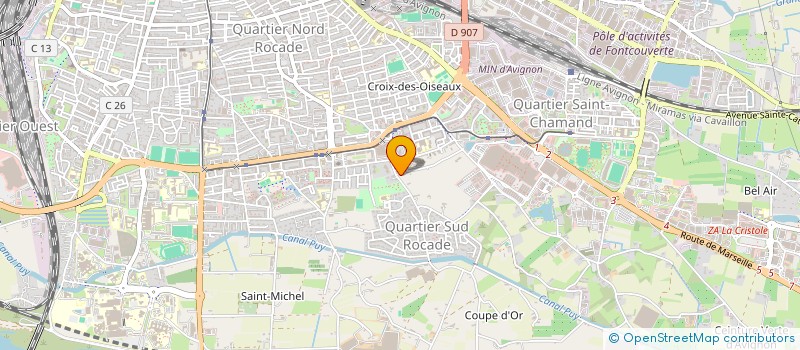 localisation de l'entreprise GARANCE  AVIGNON