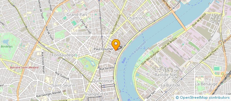 localisation de l'entreprise GARANCE CONSEIL  BORDEAUX