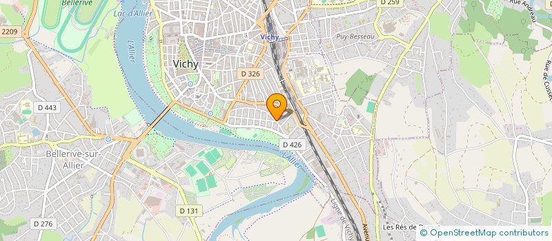 localisation de l'entreprise GARANCE CONSULTANT à VICHY