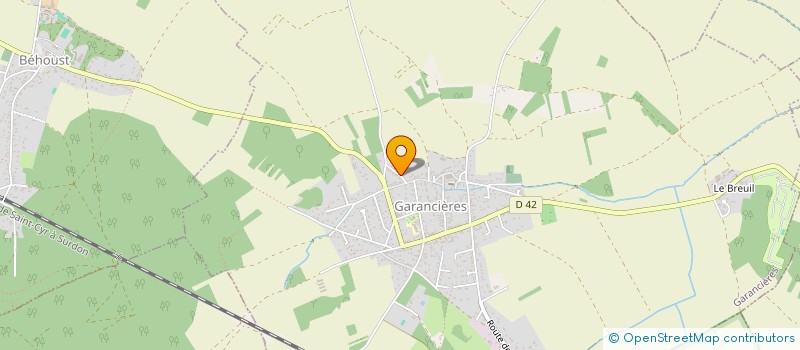 localisation de l'entreprise GARANCE CONSULTING RH  GARANCIERES