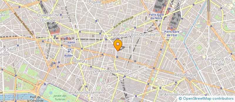 localisation de l'entreprise GARANCE DIX  PARIS