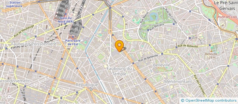 localisation de l'entreprise GARANCE MOSAIQUE à PARIS