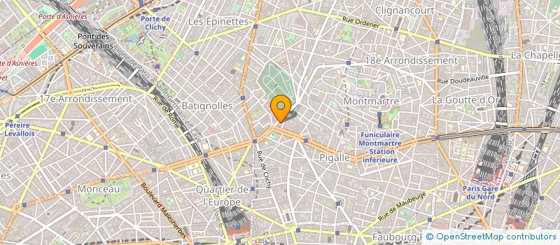 localisation de l'entreprise GARANCE SAS  PARIS