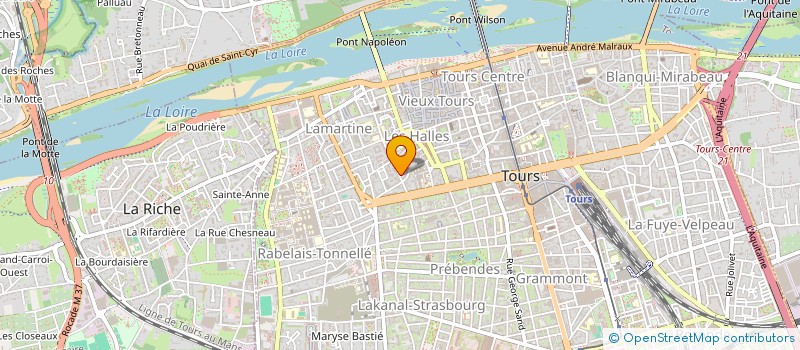 localisation de l'entreprise GARAND-JOUVE  TOURS