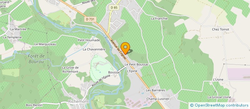 localisation de l'entreprise GARANDEAU ENVIRONNEMENT à VAL-DE-COGNAC