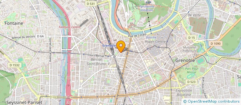 localisation de l'entreprise GARANDINE  GRENOBLE