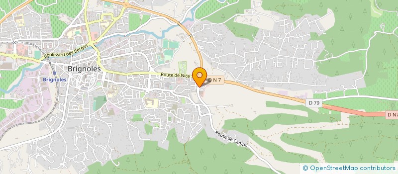 localisation de l'entreprise GARANI à BRIGNOLES