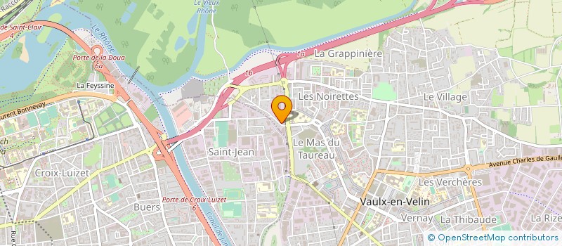 localisation de l'entreprise GARANT'CAR EUROP à VAULX-EN-VELIN