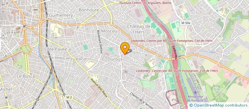 localisation de l'entreprise GARANTAS à TOULOUSE