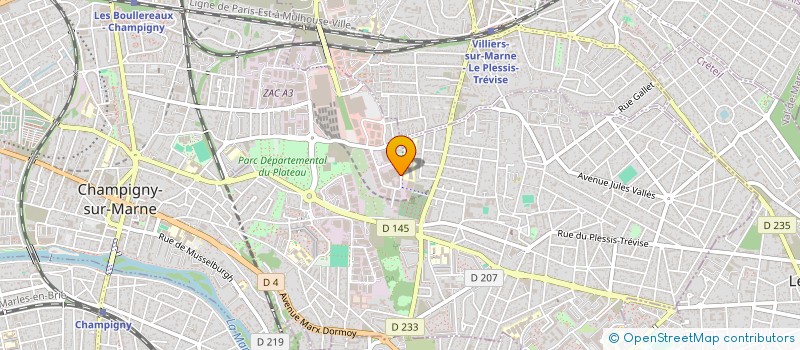 localisation de l'entreprise GARANTIE AVANTAGE DISTRIBUTION à CHAMPIGNY-SUR-MARNE