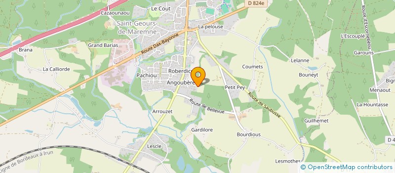 localisation de l'entreprise GARANX PIERRE à SAINT-GEOURS-DE-MAREMNE