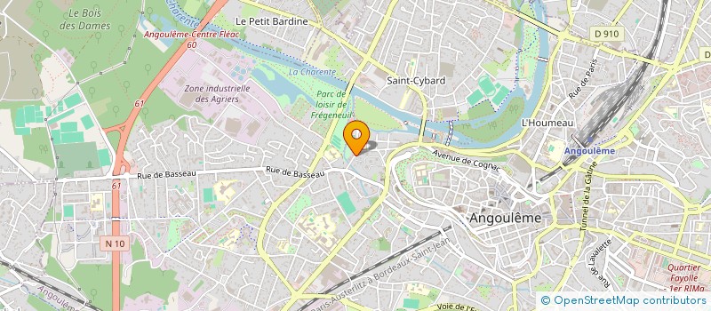 localisation de l'entreprise GARAPA à ANGOULEME