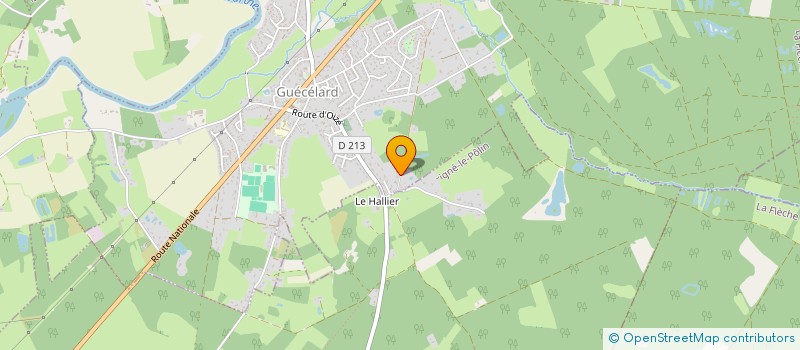 localisation de l'entreprise GARAPAN  GUECELARD