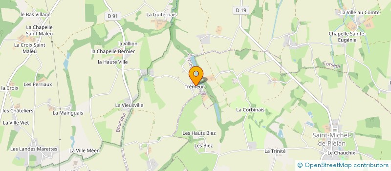 localisation de l'entreprise GARATE & K/VELLA  CORSEUL