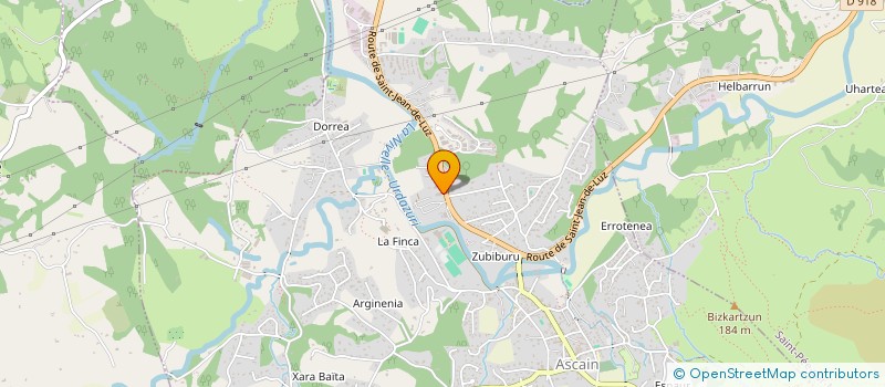 localisation de l'entreprise GARATE-SANSINENA à ASCAIN