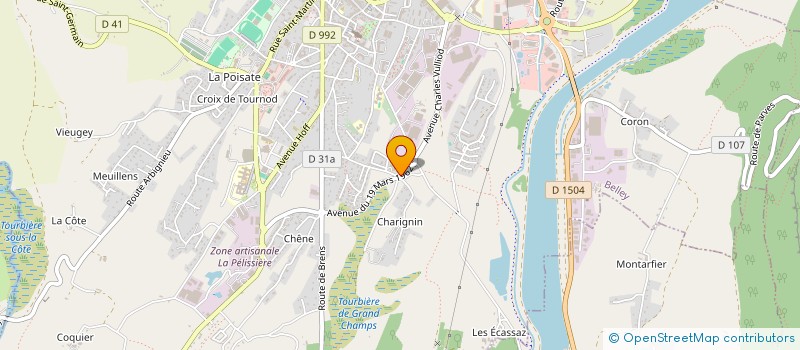 localisation de l'entreprise GARAU SANDRO  FLAXIEU