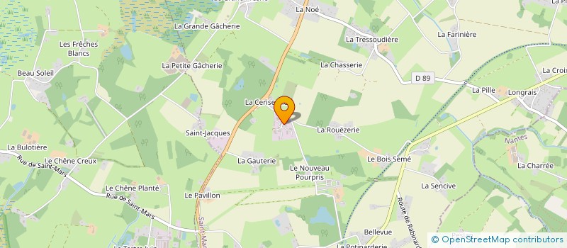 localisation de l'entreprise GARAUD PERE ET FILS à SAINT-MARS-DU-DESERT