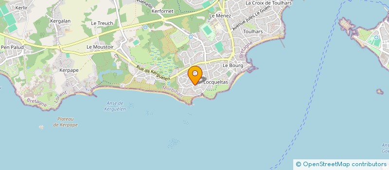 localisation de l'entreprise GARAUD-PLANTARD à LARMOR-PLAGE