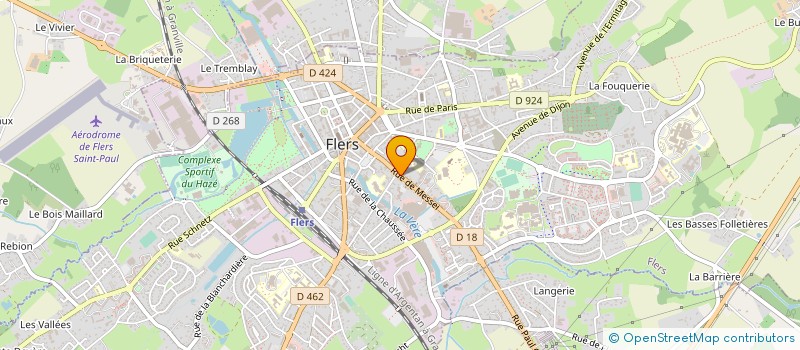 localisation de l'entreprise GARAVEL FILS à FLERS