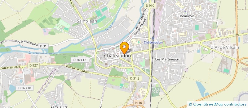 localisation de l'entreprise GARAX à CHATEAUDUN