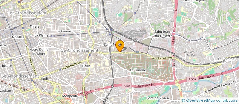localisation de l'entreprise GARAY DANIEL ET VIANET VERONIQUE à MARSEILLE