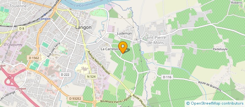 localisation de l'entreprise GARAZI EVENT  LANGON