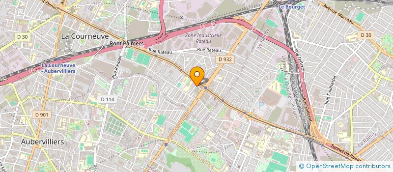 localisation de l'entreprise GARBA CHAUD LA COURNEUVE à LA COURNEUVE