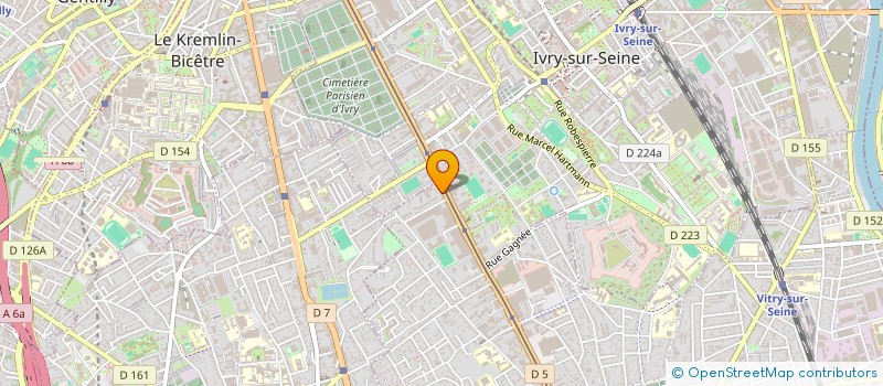 localisation de l'entreprise GARBA CHAUD VITRY à VITRY-SUR-SEINE