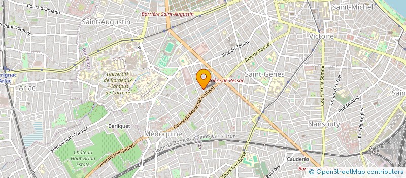 localisation de l'entreprise GARBAGE  BORDEAUX