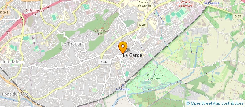 localisation de l'entreprise GARBARINO FRERES  LA GARDE