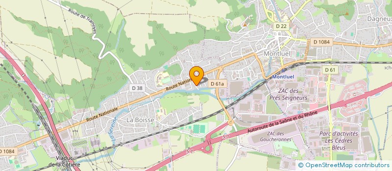 localisation de l'entreprise GARBAT  LA BOISSE