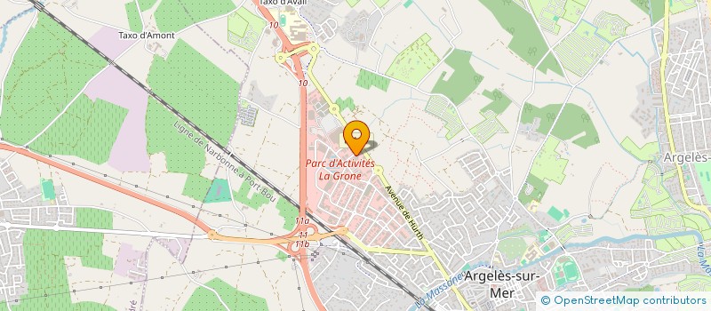 localisation de l'entreprise GARBES LUC  ARGELES-SUR-MER