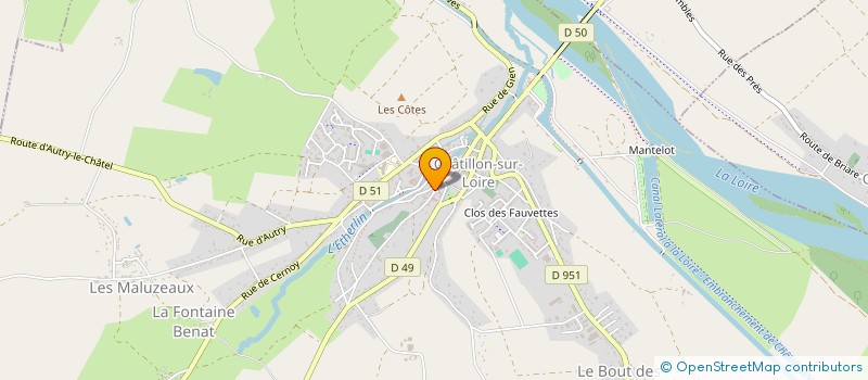 localisation de l'entreprise GARBICZ CLAEYS ET CIE à CERNOY-EN-BERRY