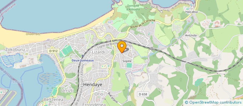 localisation de l'entreprise GARBIKETA 64 à HENDAYE
