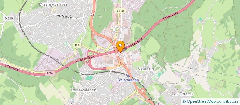 localisation de l'entreprise GARBIN-BERNADET  ECOLE-VALENTIN