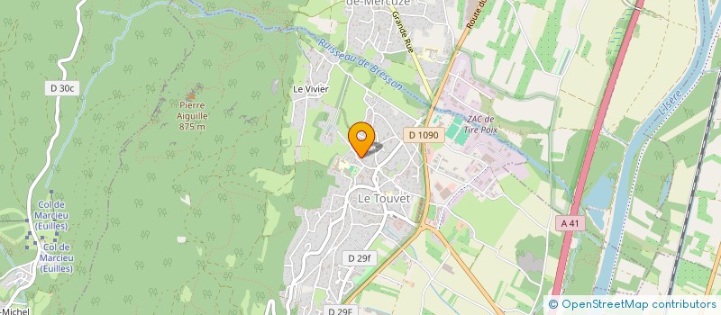 localisation de l'entreprise GARBO  LE TOUVET