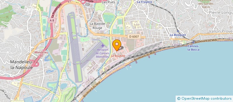 localisation de l'entreprise GARBOAT à CANNES