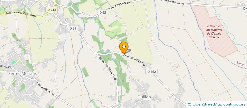 localisation de l'entreprise GARBURE  OUILLON