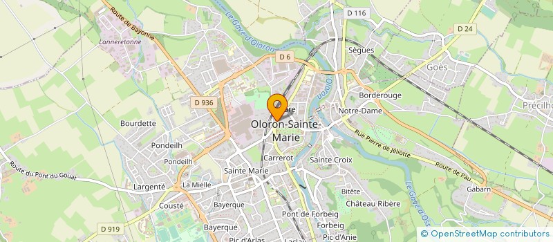 localisation de l'entreprise GARBURE DU BEARN  OLORON-SAINTE-MARIE